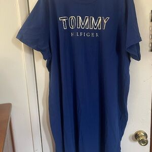 Tommy Hilfiger Blue T-Shirt Dress 2XL